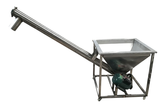 倾斜式螺旋送料机