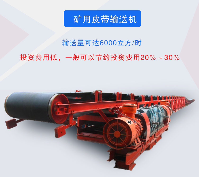 矿用皮带输送机介绍
