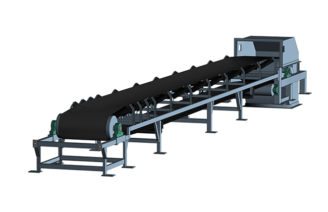 采用了结构紧凑、刚性好、强度高的三角形机架，机架部分、中间架和中间架支