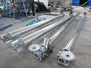 不锈钢螺旋输生产车间