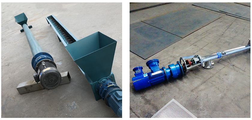 小型单管螺旋给料机图片