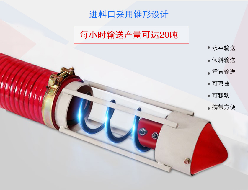 螺旋式吸粮机优势