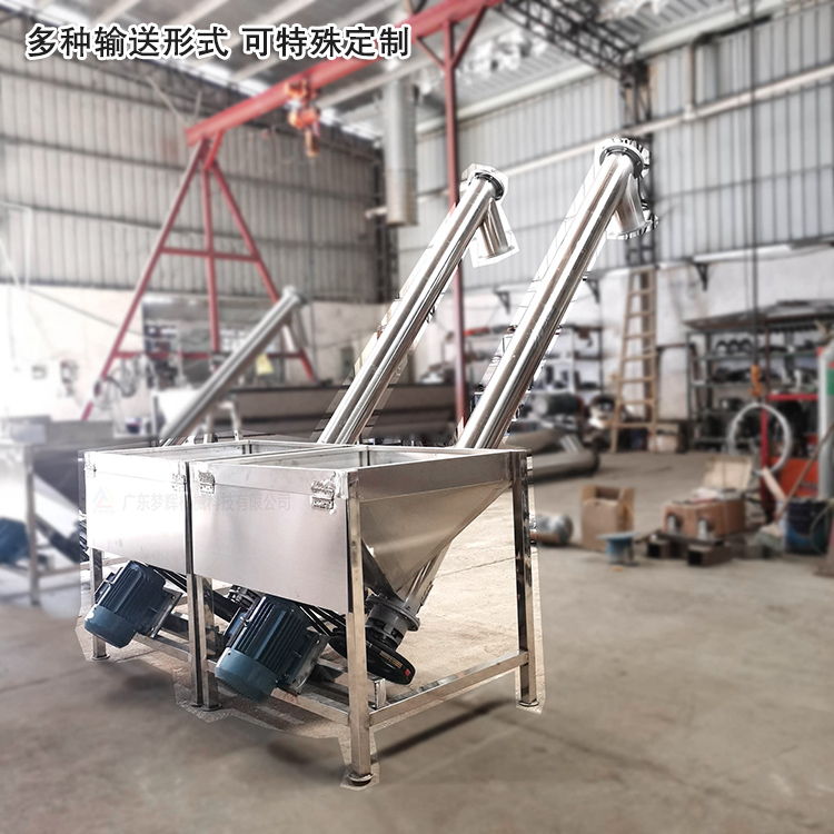 不锈钢螺旋输送机可“量身定制”，多种输送形式