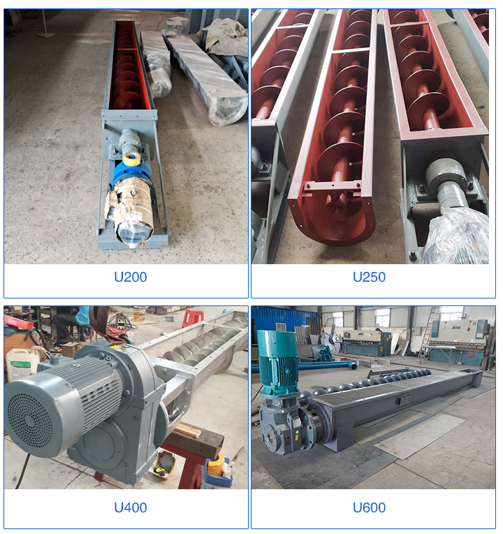 输送量决定了螺旋输送机型号的选择，用户所需输送物料的产量越大，选择的螺旋给料机型号也就越大