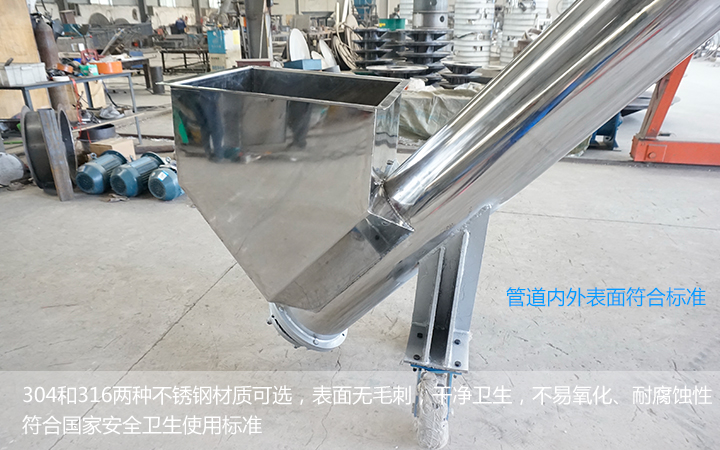  不锈钢螺旋输送机能用在食品行业么？